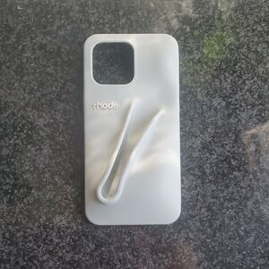 RHODE Skin Gray Lip Case for iPhone 14 Pro